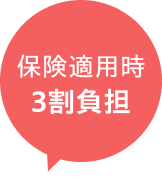 保険適用時3割負担